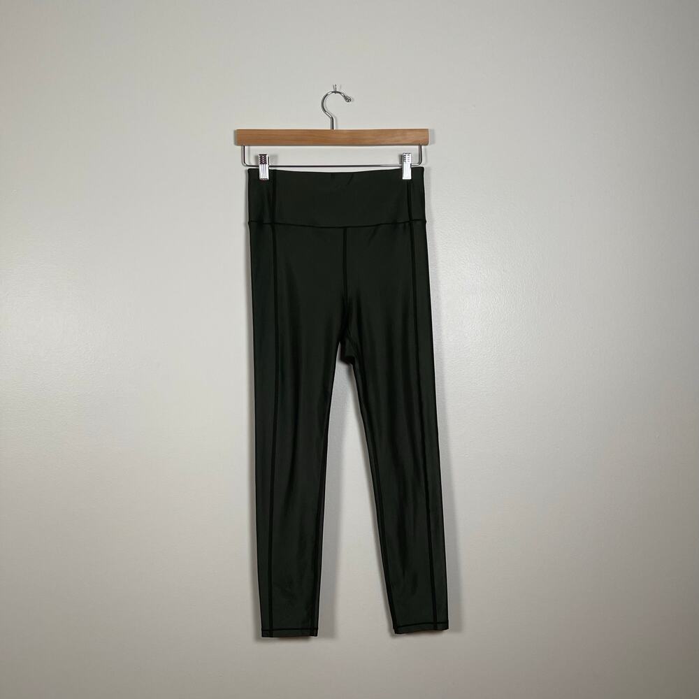 Sweaty Betty • High Shine Gym Leggings 7/8 Length in Olive